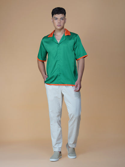Midnight Mischief - Premium Soft Satin Shirt
