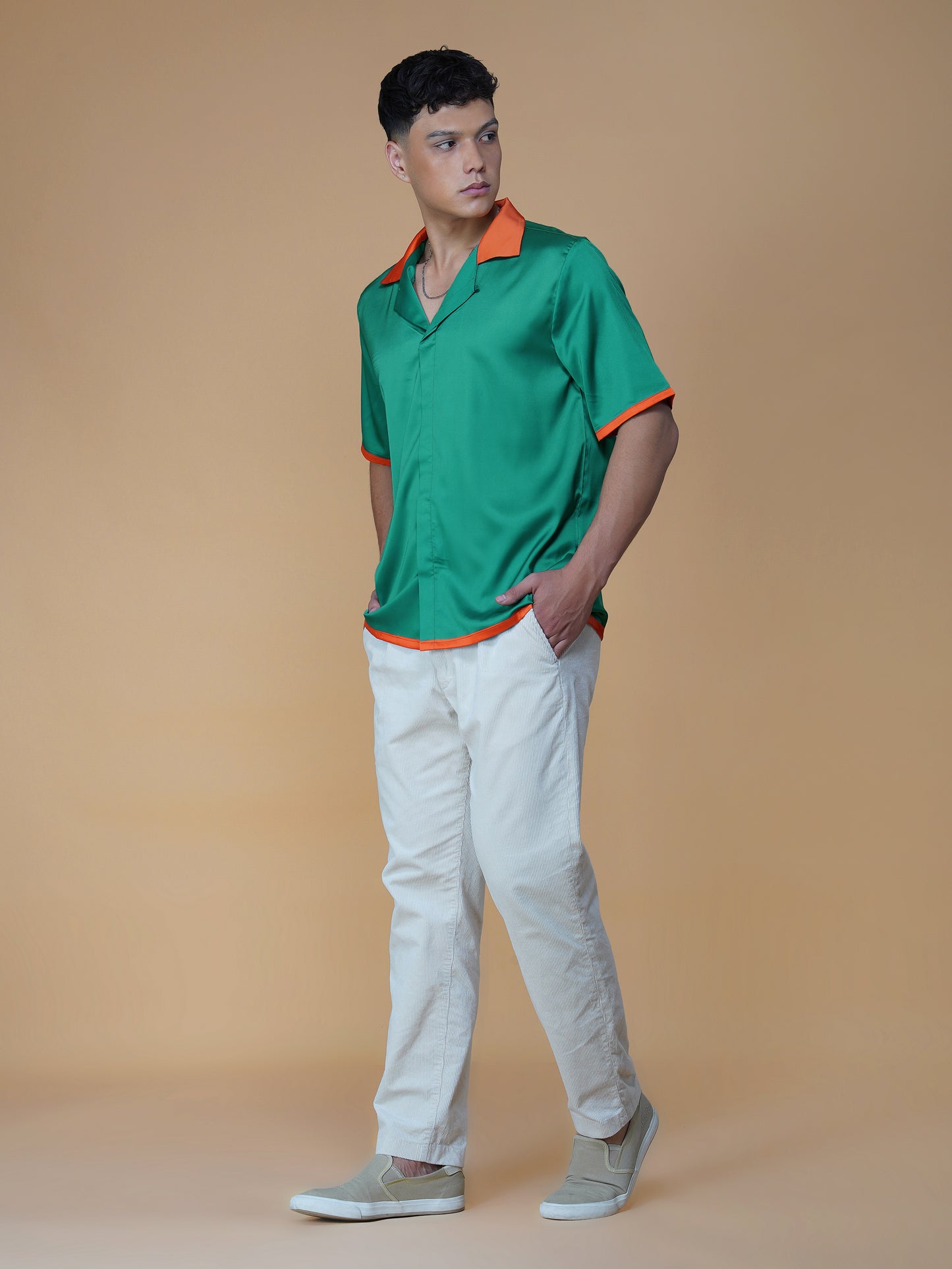 Midnight Mischief - Premium Soft Satin Shirt