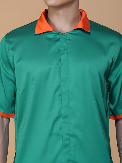 Midnight Mischief - Premium Soft Satin Shirt