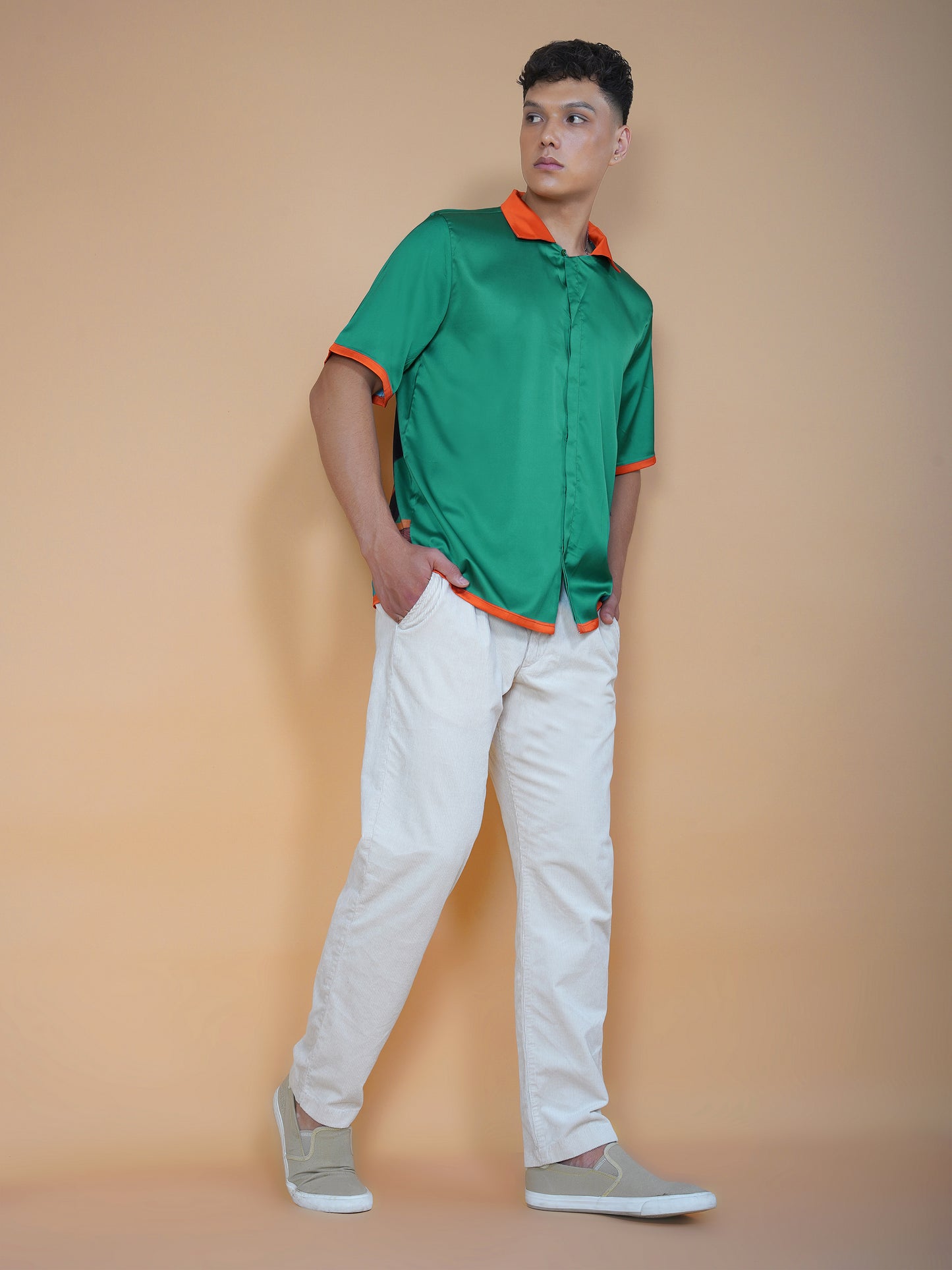 Midnight Mischief - Premium Soft Satin Shirt