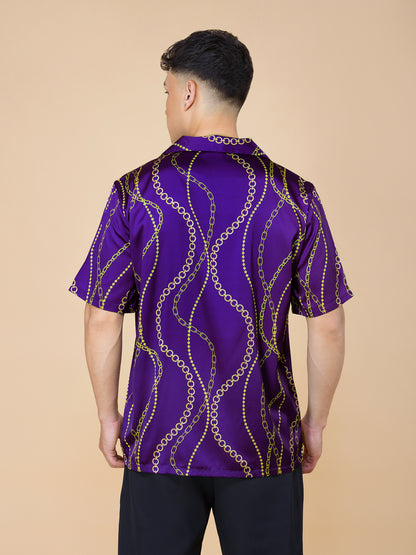 GOLDEN REIGN – Premium Soft Satin Shirt