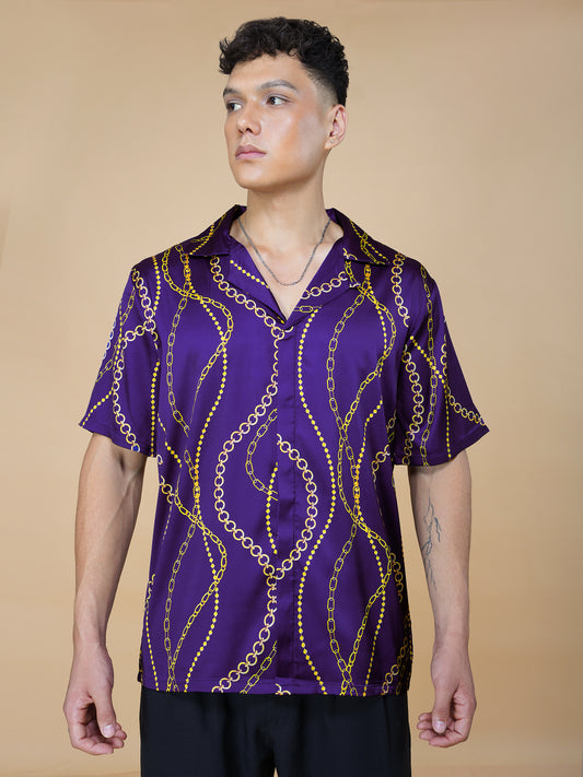 GOLDEN REIGN – Premium Soft Satin Shirt