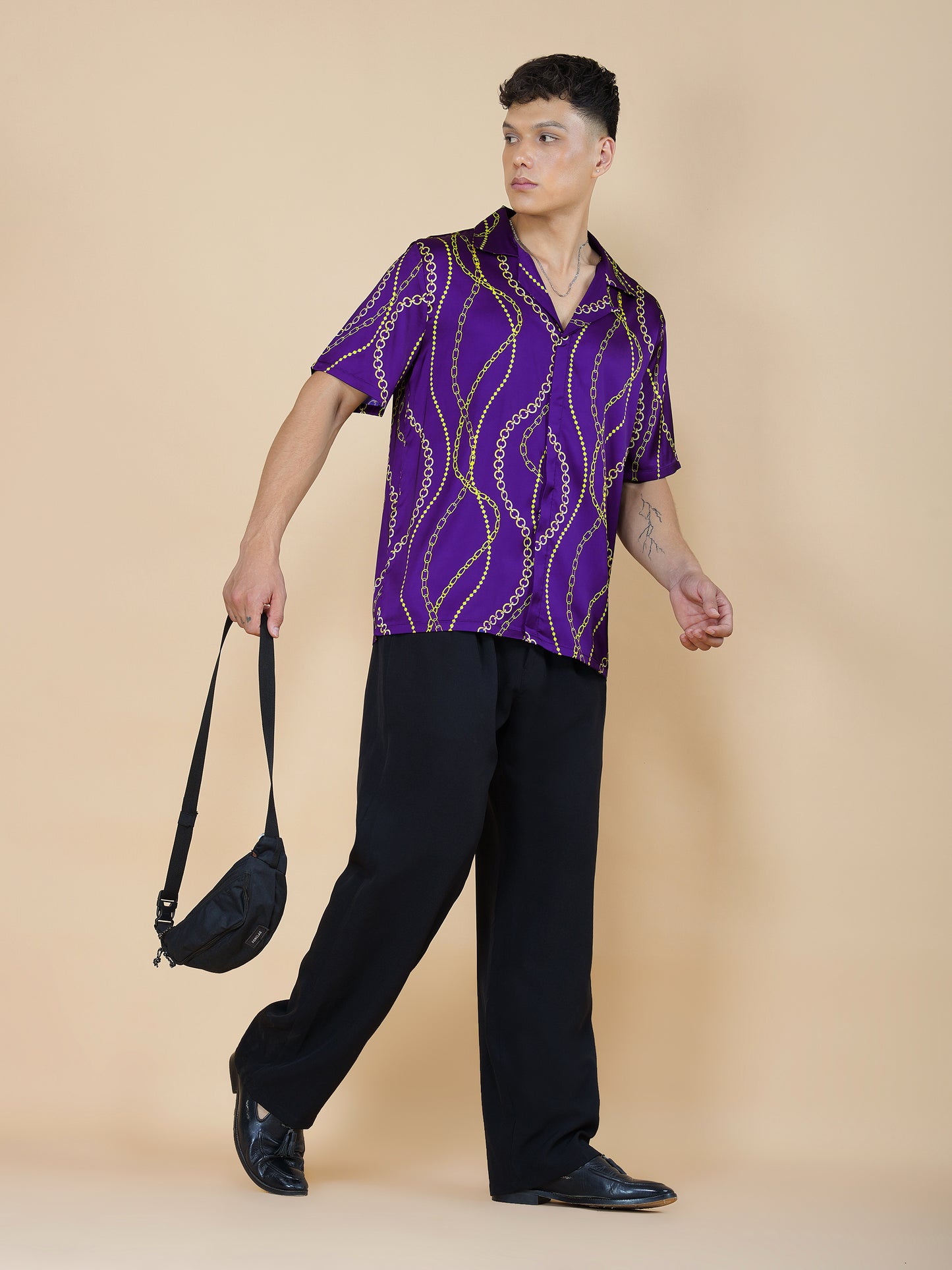 Golden Reign - Premium Soft Satin Shirt