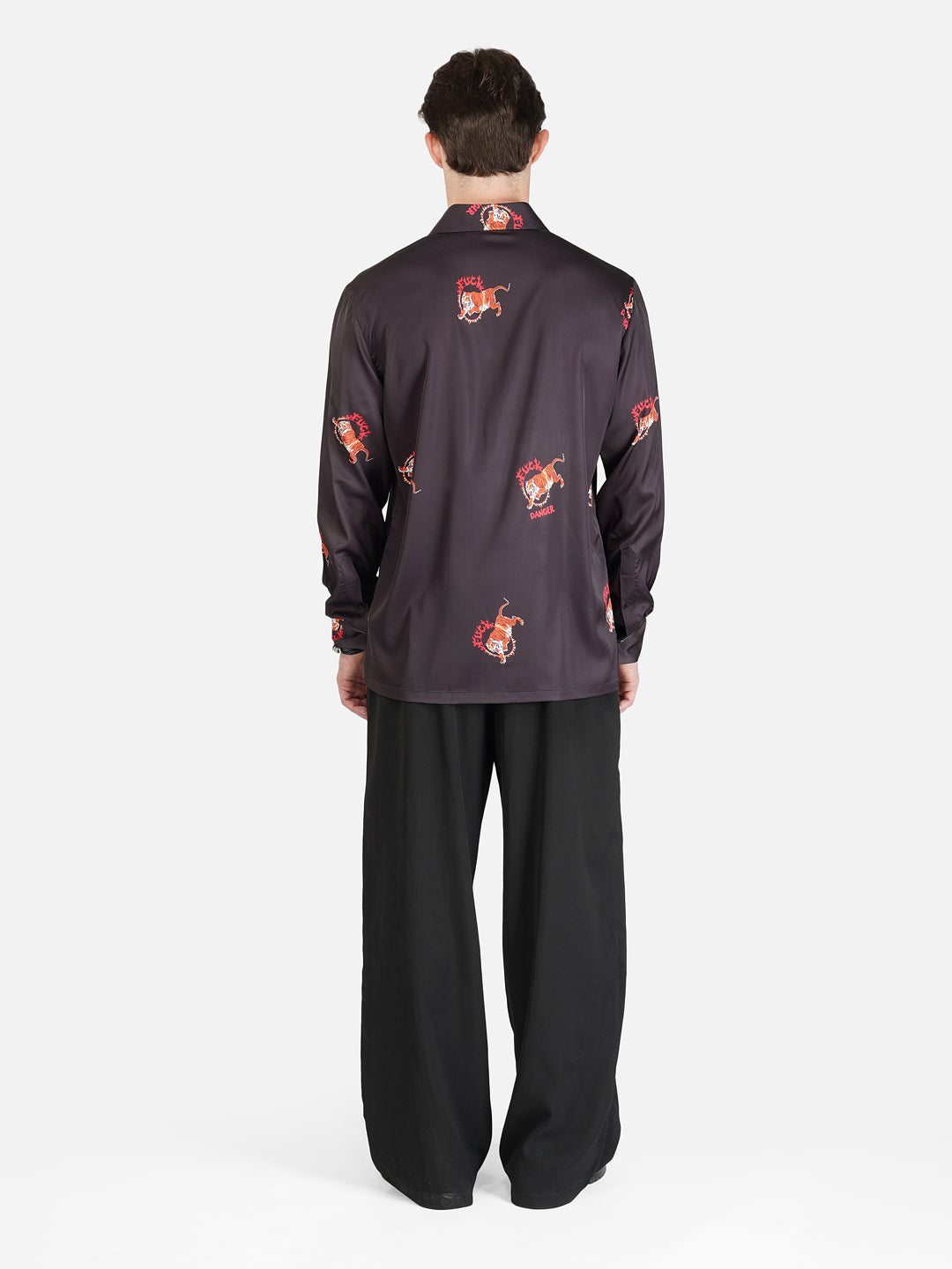 WILD INFERNO – Premium Soft Satin Party Shirt