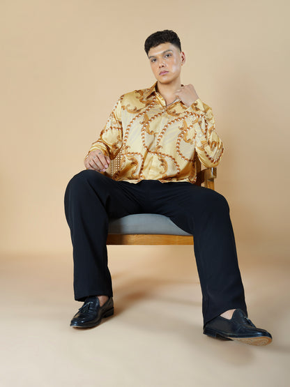 Gilded Baroque - Premium Soft Satin Shirt