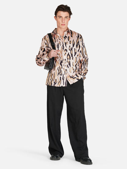 WILD SURGE  – Premium Soft Satin Party Shirt