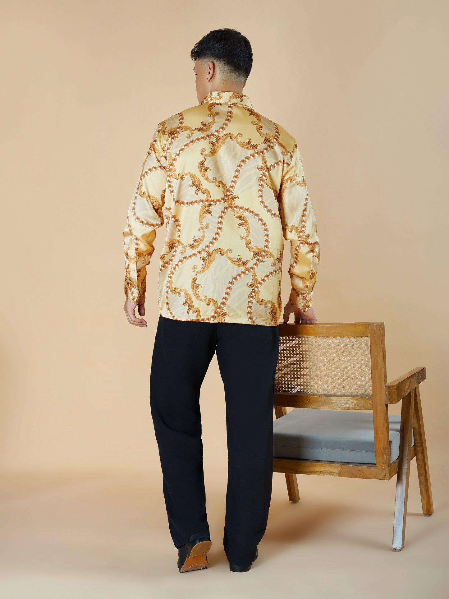 Gilded Baroque - Premium Soft Satin Shirt
