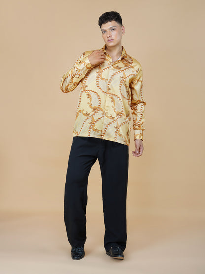 Gilded Baroque - Premium Soft Satin Shirt
