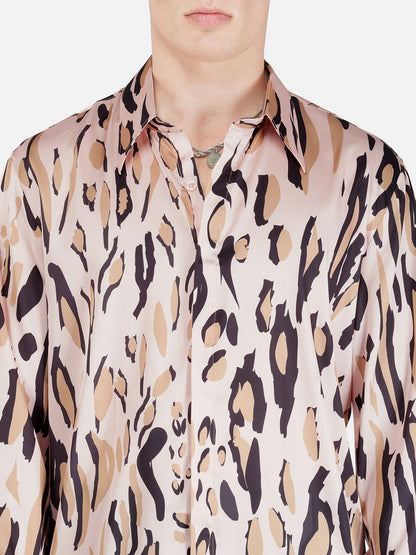 WILD SURGE  – Premium Soft Satin Party Shirt