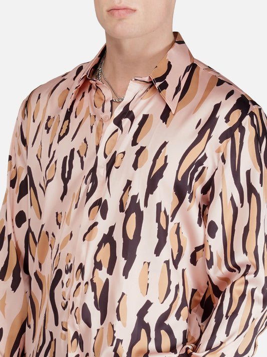 WILD SURGE  – Premium Soft Satin Party Shirt