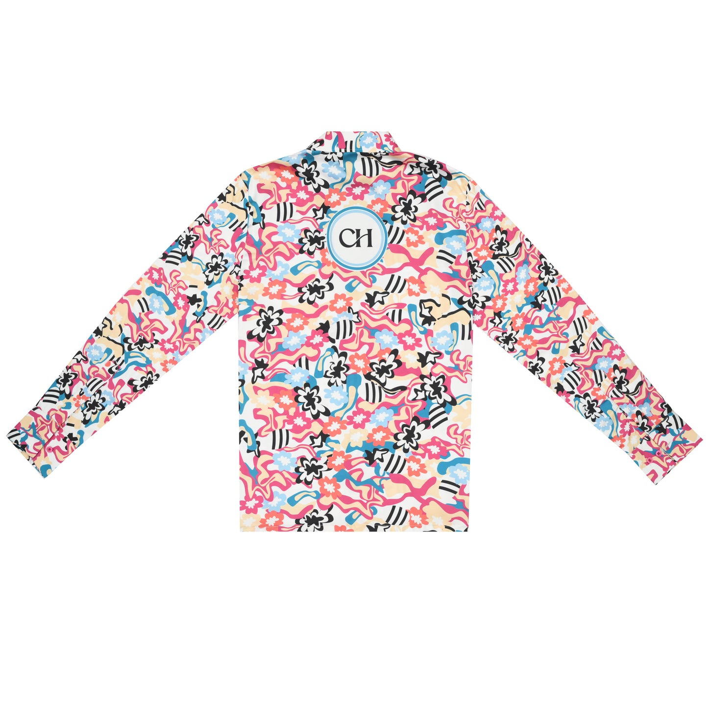 Floral Fusion - Premium Soft Satin Shirt