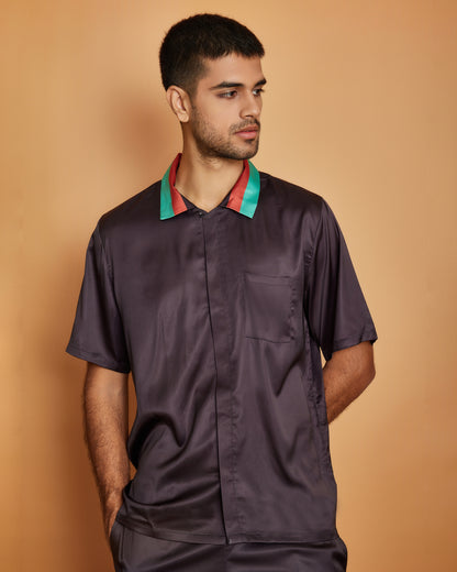 Cross Bar - Premium Soft Satin Shirt