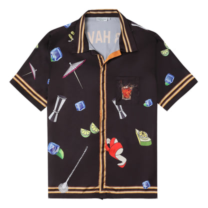 Tipsy Threads – Premium Soft Satin Shirt