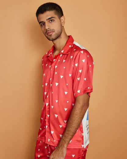 Scarlet Statement - Premium Soft Satin Shirt