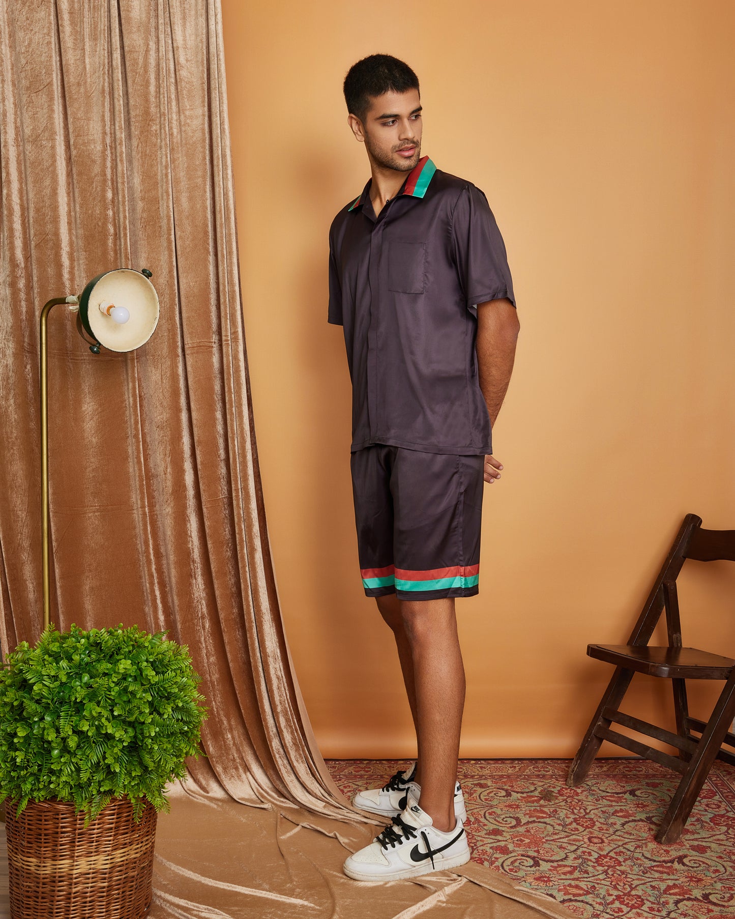 CROSS BAR – Premium Soft Satin Co-ord Set