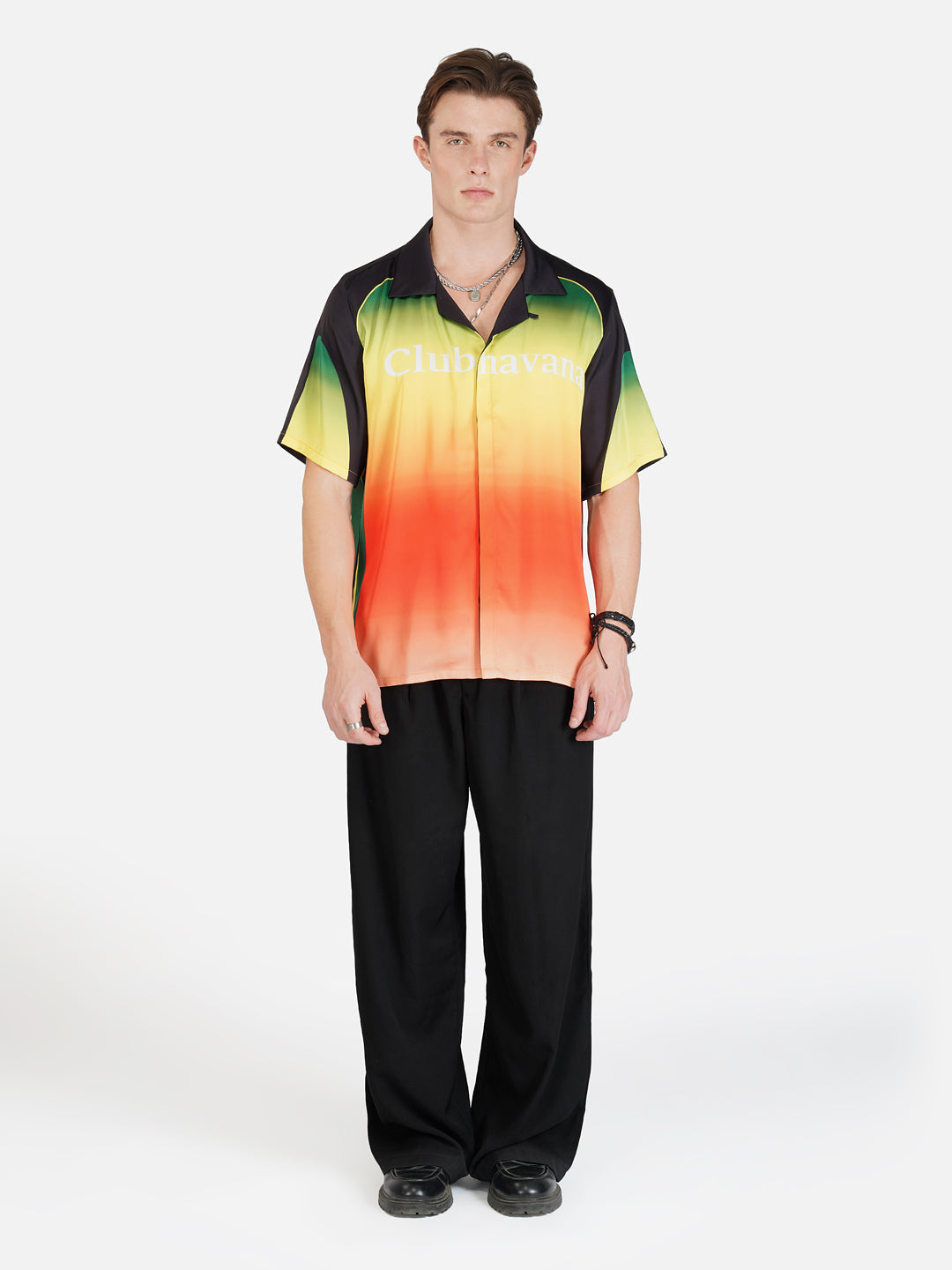 RASTA BLAZE – Premium Soft Satin Shirt