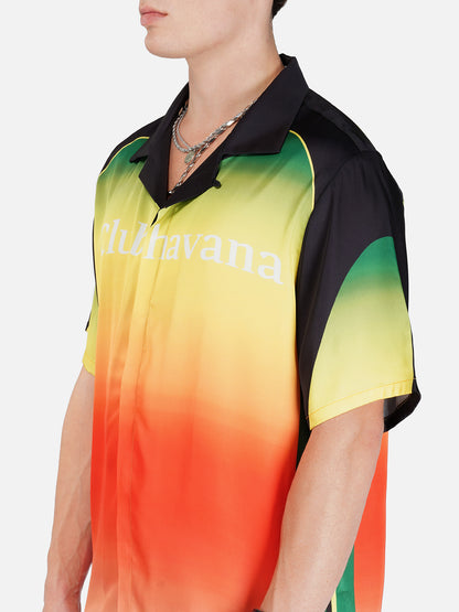 RASTA BLAZE – Premium Soft Satin Shirt