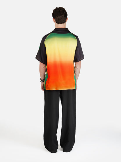 Rasta Blaze - Premium Soft Satin Shirt