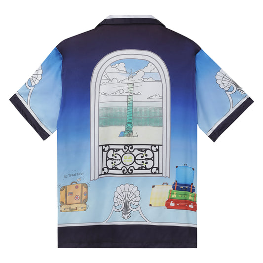 Sun & Sand – Premium Soft Satin Shirt