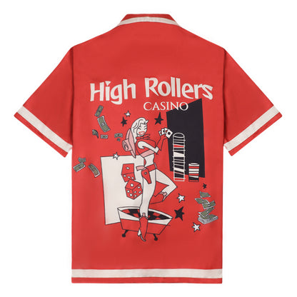 ROYAL FLUSH – Premium Soft Satin Party Shirt