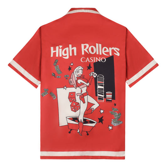 ROYAL FLUSH – Premium Soft Satin Party Shirt