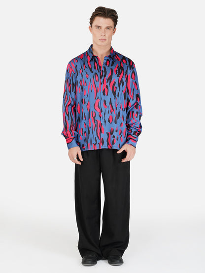 Midnight Prowl- Premium Soft Satin Shirt