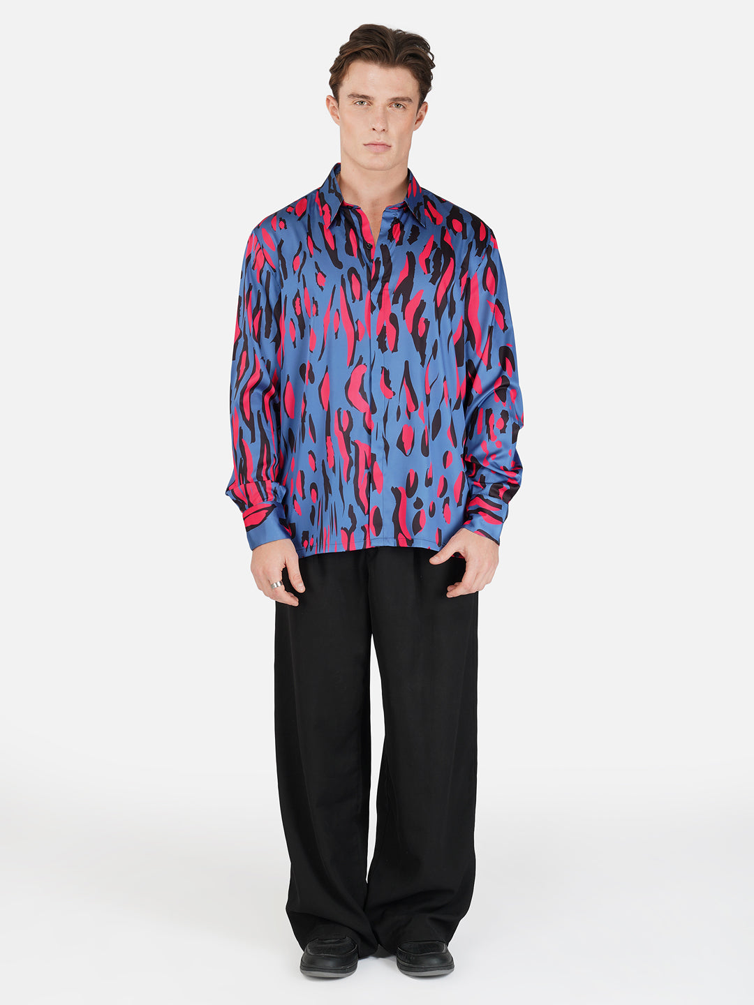 MIDNIGHT PROWL – Premium Soft Satin Party Shirt