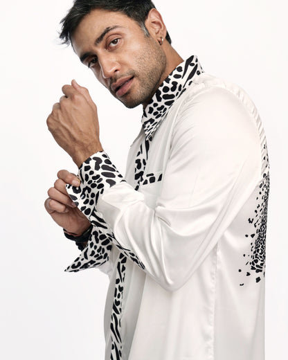 WILD LUXE – Premium Soft Satin Party Shirt