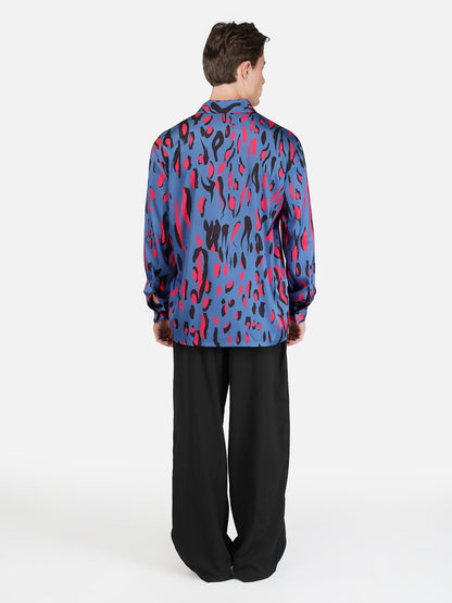 Midnight Prowl- Premium Soft Satin Shirt