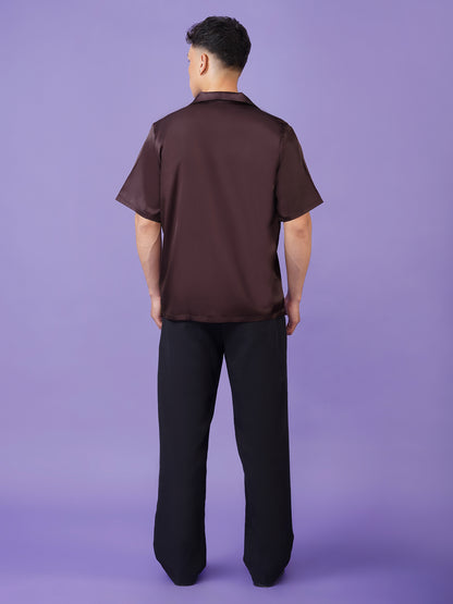 JACKPOT MUSE – Premium Soft Satin Party Shirt