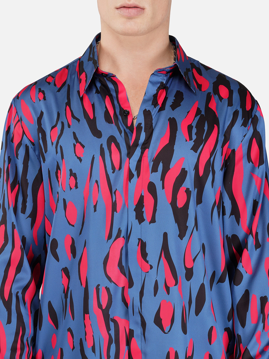 Midnight Prowl- Premium Soft Satin Shirt