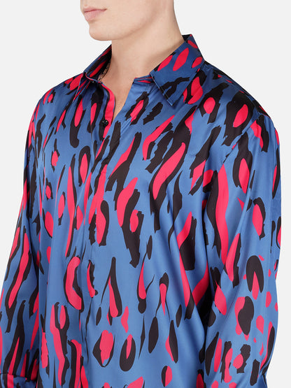 Midnight Prowl- Premium Soft Satin Shirt