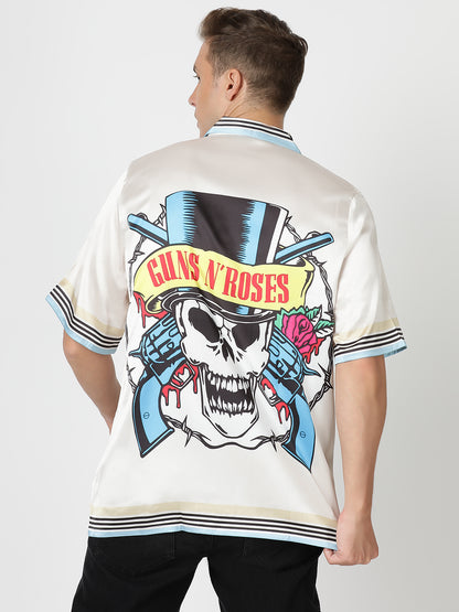 ROCK REBEL – Premium Soft Satin Party Shirt