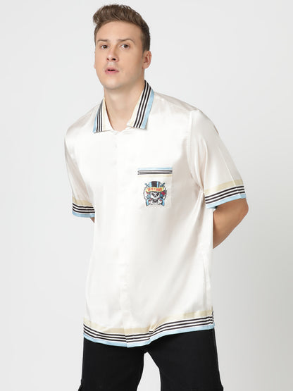 ROCK REBEL – Premium Soft Satin Party Shirt