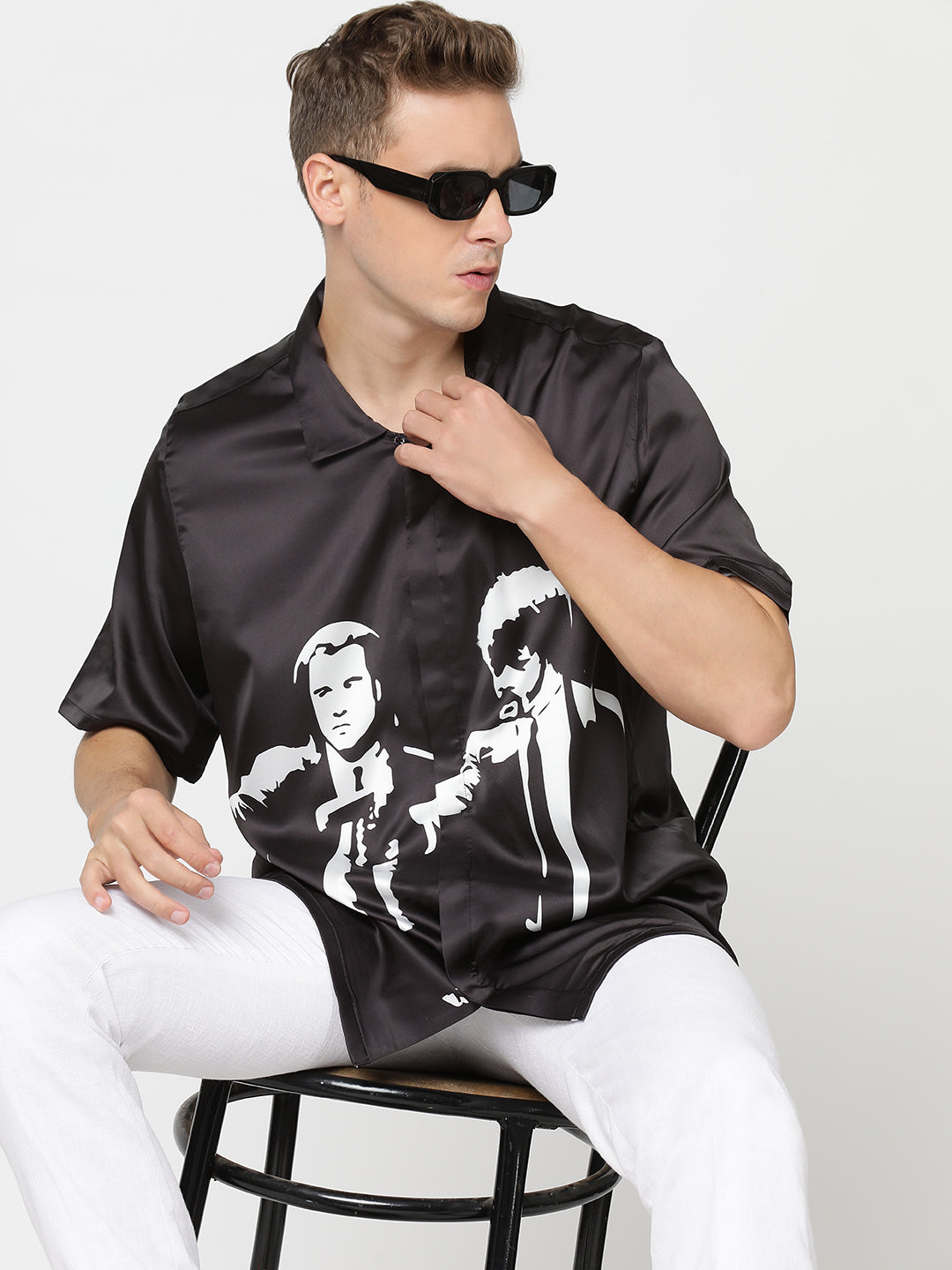 Pulp Perfection Neck Scarf Cum Pocket Square in Premium Soft Satin