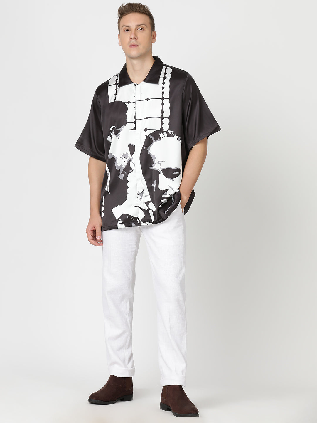 MAFIA MAJESTIC – Premium Soft Satin Party Shirt