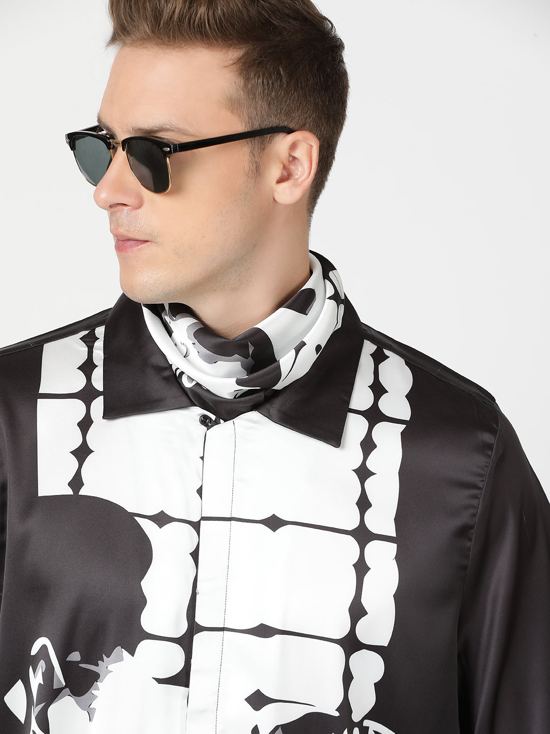 MAFIA MAJESTIC – Premium Soft Satin Party Shirt