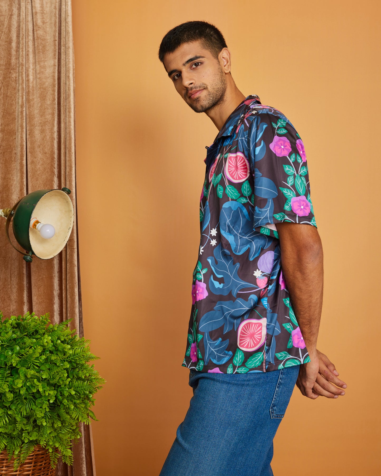 Berry Burst  – Premium Soft Satin Shirt