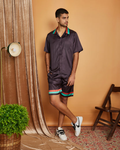 CROSS BAR – Premium Soft Satin Co-ord Set