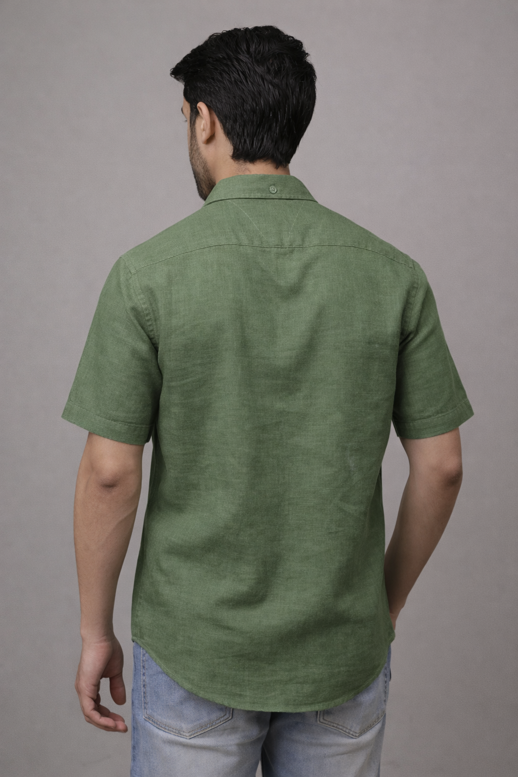 Olive Grove Linen Shirt