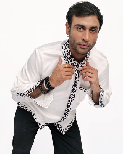 WILD LUXE – Premium Soft Satin Party Shirt