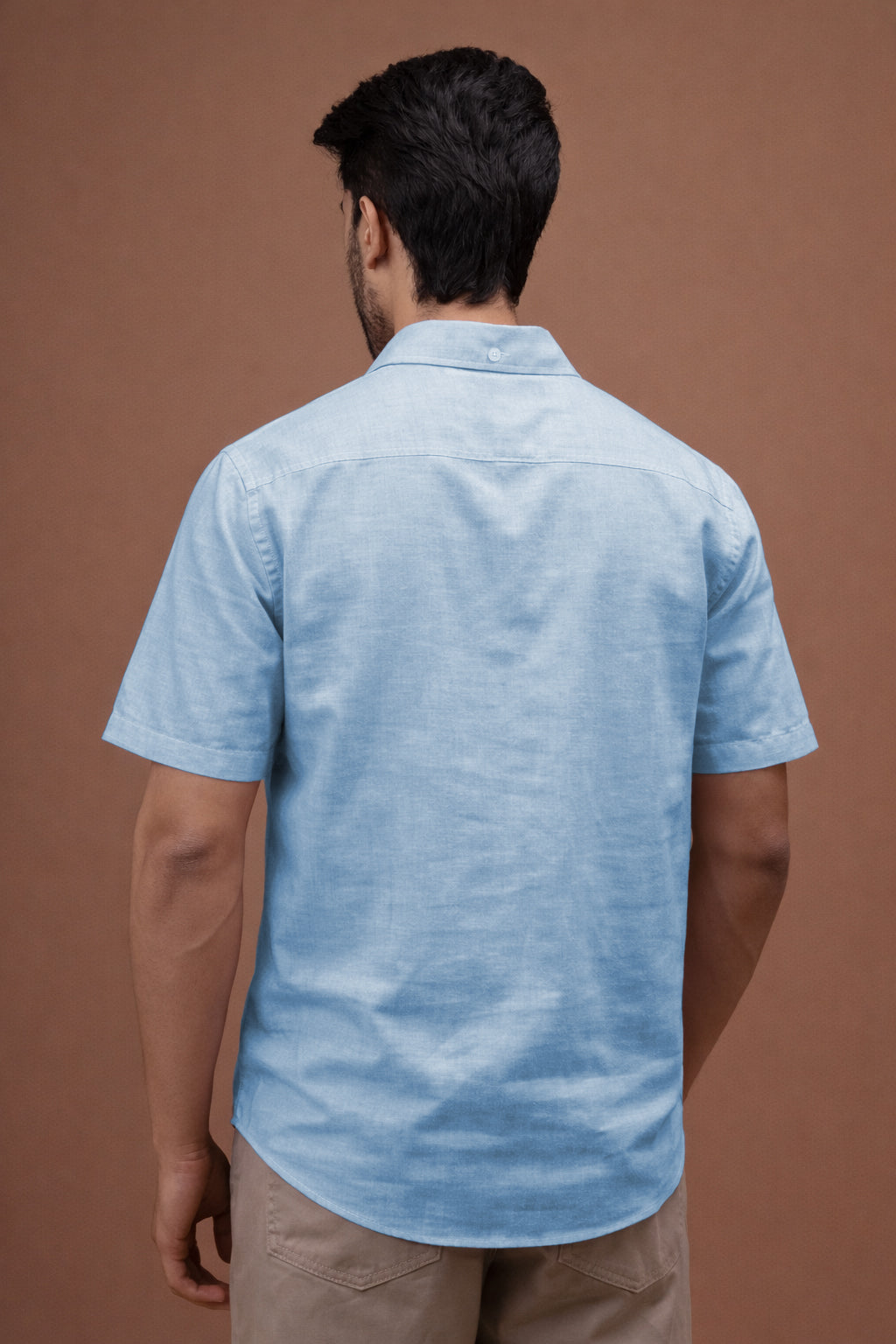 Sky Blue Linen Shirt