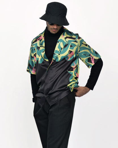 Volcano Vista – Premium Soft Satin Shirt