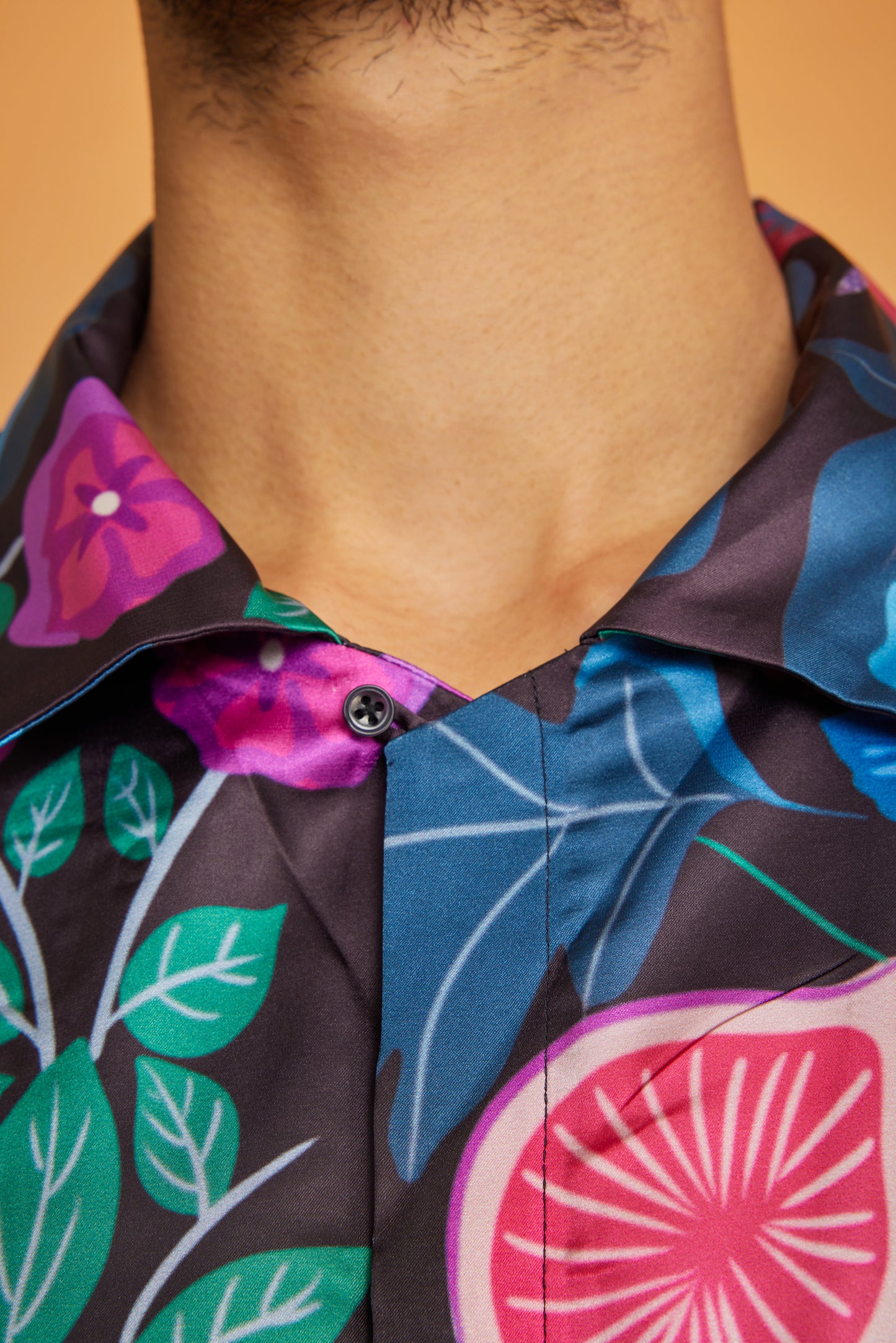 Berry Burst - Premium Soft Satin Shirt