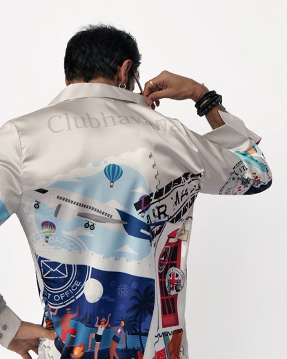 Wanderlust Impressions - Premium Soft Satin Shirt