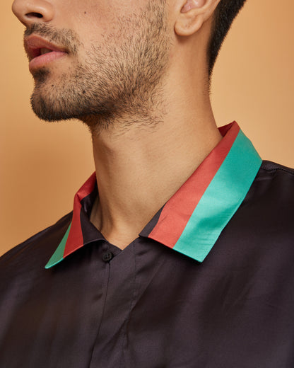 Cross Bar - Premium Soft Satin Shirt