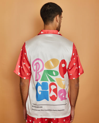 Scarlet Statement - Premium Soft Satin Shirt