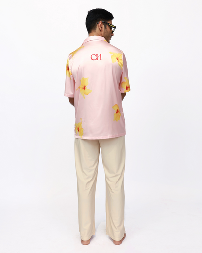 Hibiscus Paradise - Soft Satin Shirt