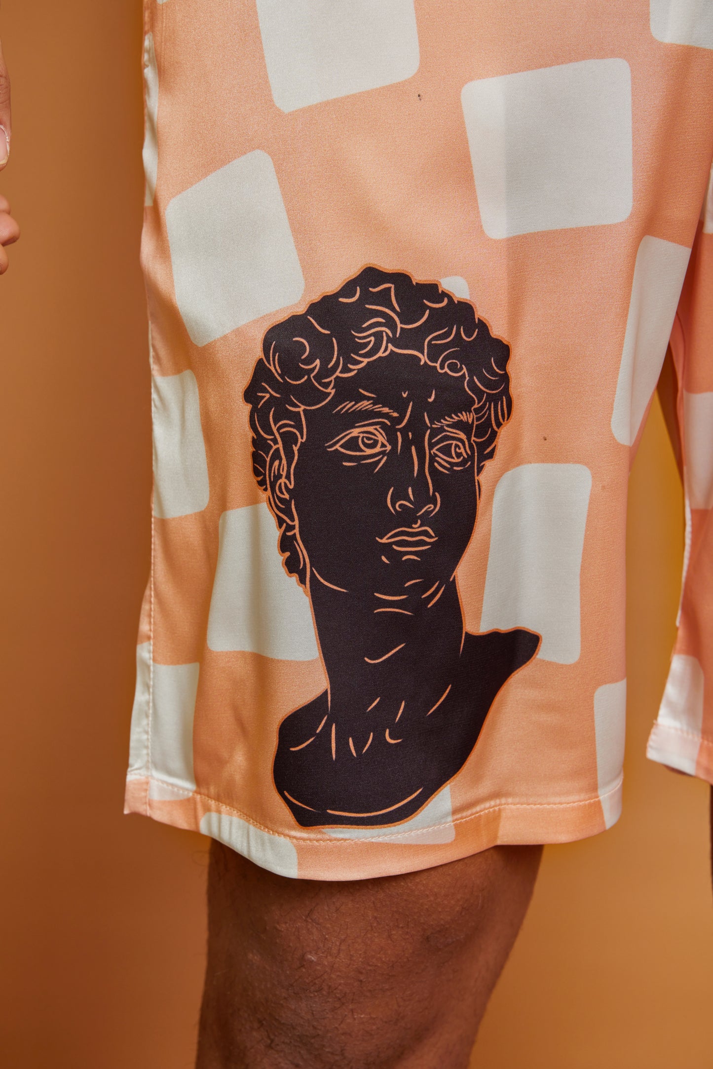 Fuzzy Checked – Premium Soft Satin Co-ord Set