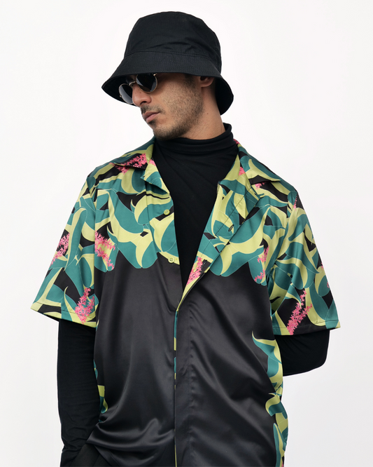 Volcano Vista – Premium Soft Satin Shirt